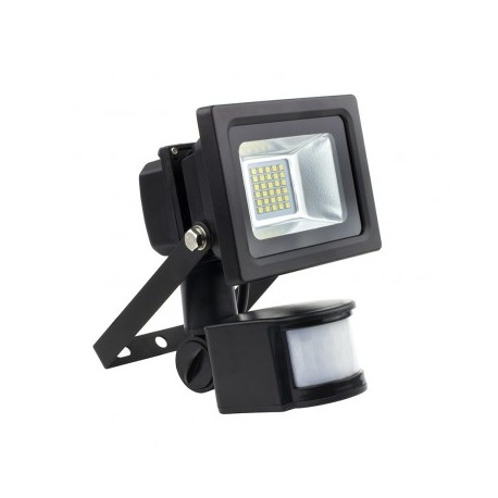 Foco 10w led con detector